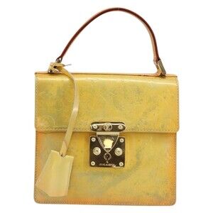 Louis Vuitton Monogram Vernis Spring Street Handbag Gray